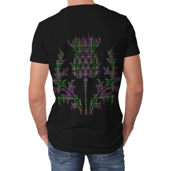 Taylor Clan T-shirt, Scottish Tartan Taylor Clans T-shirt Lion & Thistle Style - Image 2