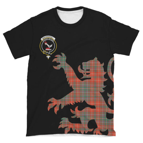 MacDougall Ancient Clan T-shirt, Scottish Tartan MacDougall Ancient Clans T-shirt Lion & Thistle Style - Image 4