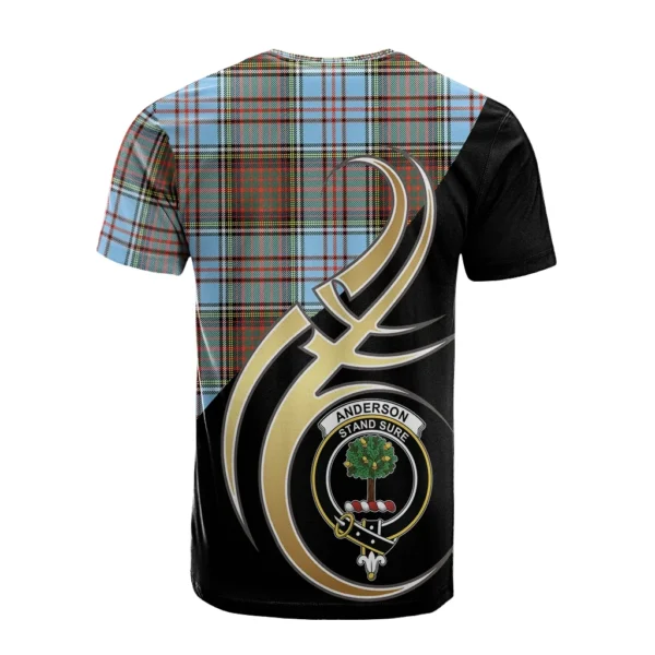 Anderson Ancient Clan T-Shirt, Scottish Tartan Anderson Ancient Clans T-Shirt Believe In Me Style - Image 2