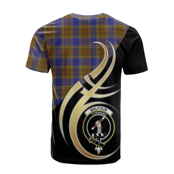 Balfour Modern Clan T-Shirt, Scottish Tartan Balfour Modern Clans T-Shirt Believe In Me Style - Image 2