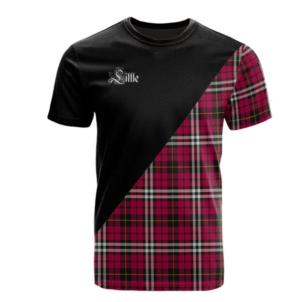 Little Clan T-Shirt, Scottish Tartan Little Clans T-Shirt Military Logo Style