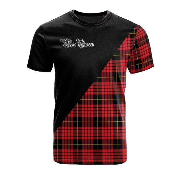 MacQueen Modern Clan T-Shirt, Scottish Tartan MacQueen Modern Clans T-Shirt Military Logo Style