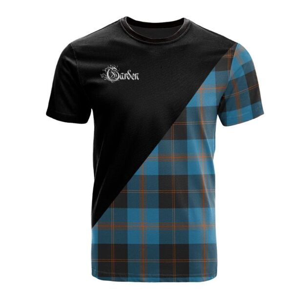 Garden Clan T-Shirt, Scottish Tartan Garden Clans T-Shirt Military Logo Style