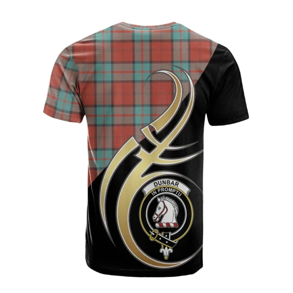 Dunbar Ancient Clan T-Shirt, Scottish Tartan Dunbar Ancient Clans T-Shirt Believe In Me Style - Image 2