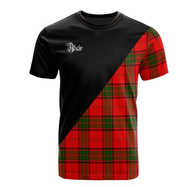 Adair Clan T-Shirt, Scottish Tartan Adair Clans T-Shirt Military Logo Style