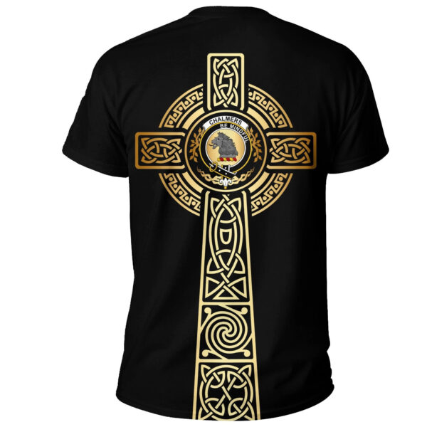 Chalmers Clan T-shirt, Scottish Tartan Chalmers Clans T-shirt Tree Of Life Style - Image 2