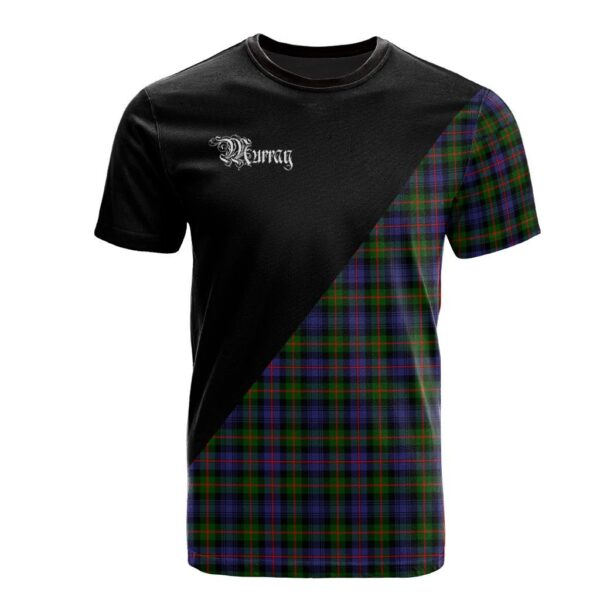 Murray of Atholl Modern Clan T-Shirt, Scottish Tartan Murray of Atholl Modern Clans T-Shirt Military Logo Style