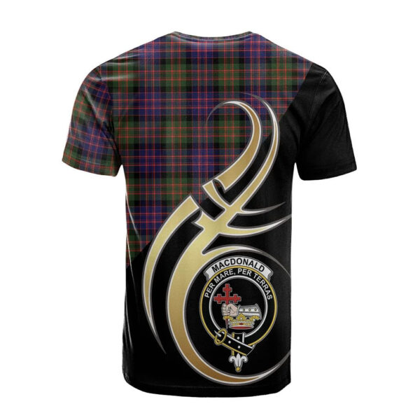 MacDonald Modern Clan T-Shirt, Scottish Tartan MacDonald Modern Clans T-Shirt Believe In Me Style - Image 2