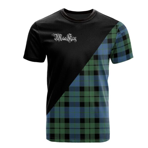 MacKay Ancient Clan T-Shirt, Scottish Tartan MacKay Ancient Clans T-Shirt Military Logo Style