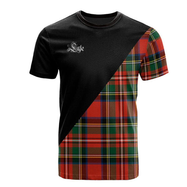 Lyle Clan T-Shirt, Scottish Tartan Lyle Clans T-Shirt Military Logo Style