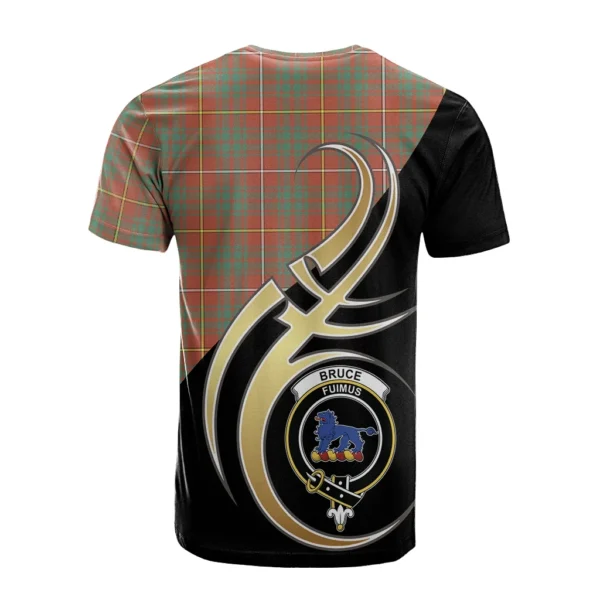 Bruce Ancient Clan T-Shirt, Scottish Tartan Bruce Ancient Clans T-Shirt Believe In Me Style - Image 2