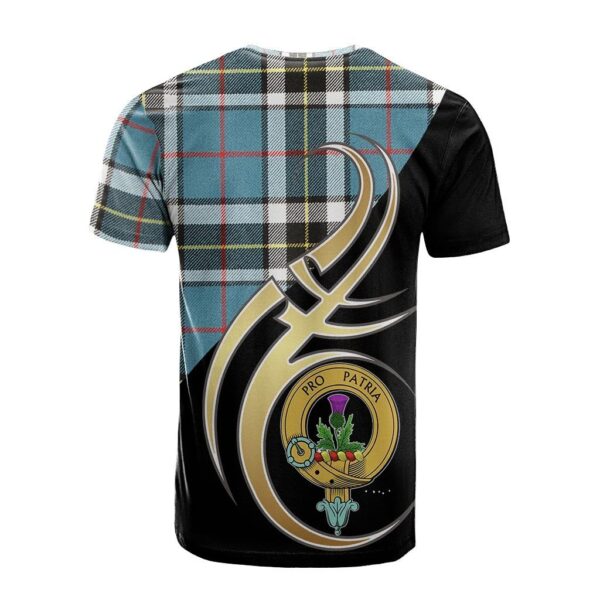 Thomson Clan T-Shirt, Scottish Tartan Thomson Clans T-Shirt Believe In Me Style - Image 2