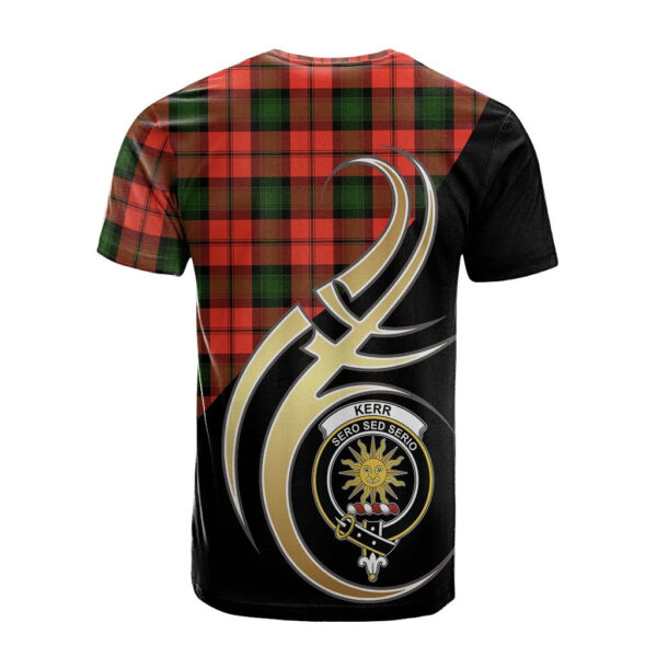 Kerr Modern Clan T-Shirt, Scottish Tartan Kerr Modern Clans T-Shirt Believe In Me Style - Image 2