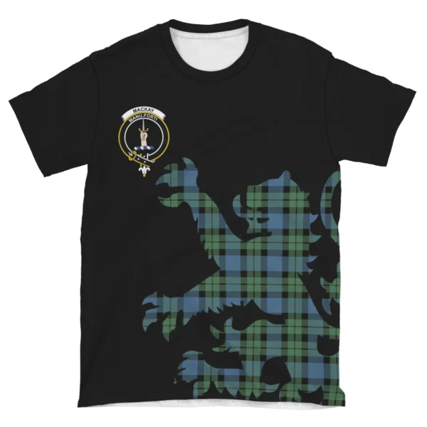 MacKay Ancient Clan T-shirt, Scottish Tartan MacKay Ancient Clans T-shirt Lion & Thistle Style - Image 4