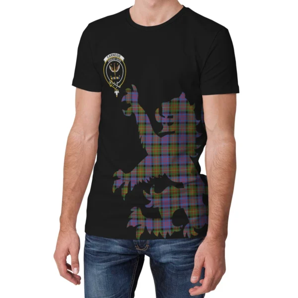 Carnegie Ancient Clan T-shirt, Scottish Tartan Carnegie Ancient Clans T-shirt Lion & Thistle Style - Image 3