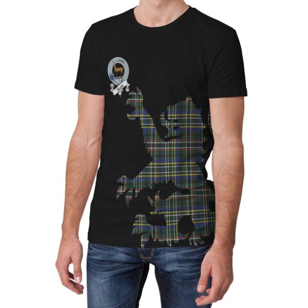 Scott Green Modern Clan T-shirt, Scottish Tartan Scott Green Modern Clans T-shirt Lion & Thistle Style - Image 3