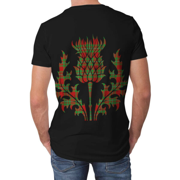 MacGregor Modern Clan T-shirt, Scottish Tartan MacGregor Modern Clans T-shirt Lion & Thistle Style - Image 2