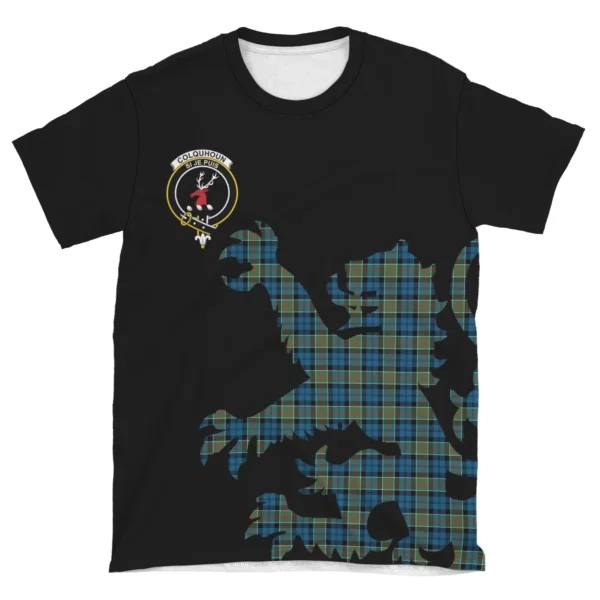 Colquhoun Ancient Clan T-shirt, Scottish Tartan Colquhoun Ancient Clans T-shirt Lion & Thistle Style - Image 4