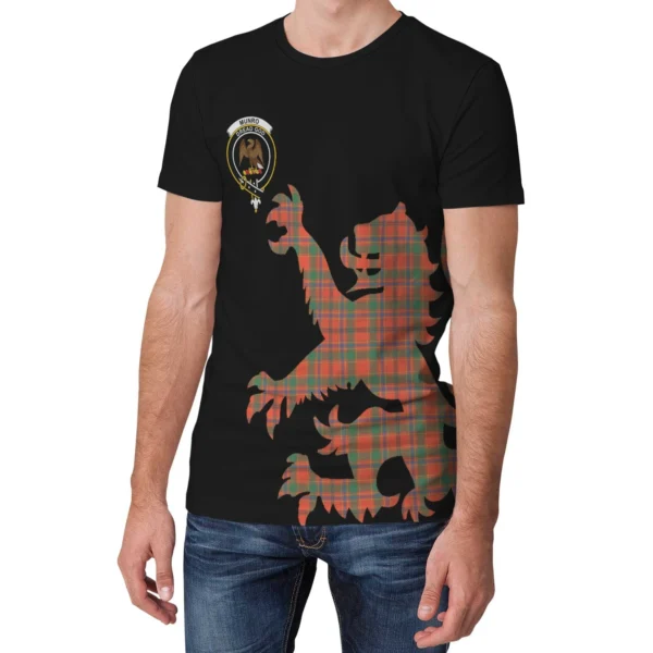 Munro Ancient Clan T-shirt, Scottish Tartan Munro Ancient Clans T-shirt Lion & Thistle Style - Image 3