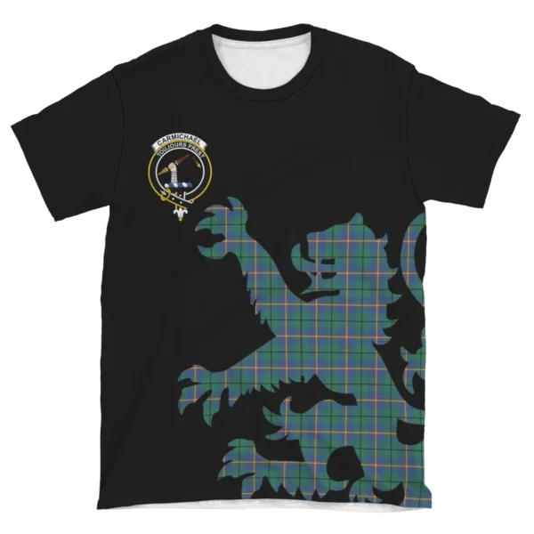 Carmichael Ancient Clan T-shirt, Scottish Tartan Carmichael Ancient Clans T-shirt Lion & Thistle Style - Image 4