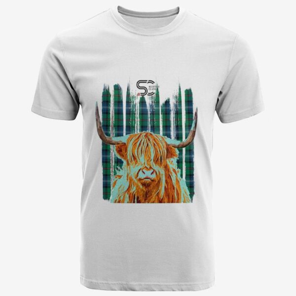 Urquhart Ancient Clan T-Shirt, Scottish Tartan Urquhart Ancient Clans T-Shirt Highland Cow Style