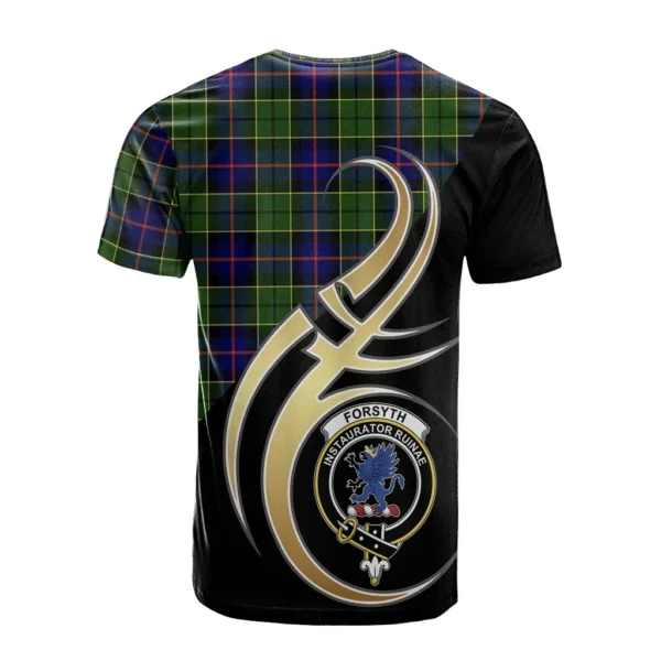 Forsyth Modern Clan T-Shirt, Scottish Tartan Forsyth Modern Clans T-Shirt Believe In Me Style - Image 2