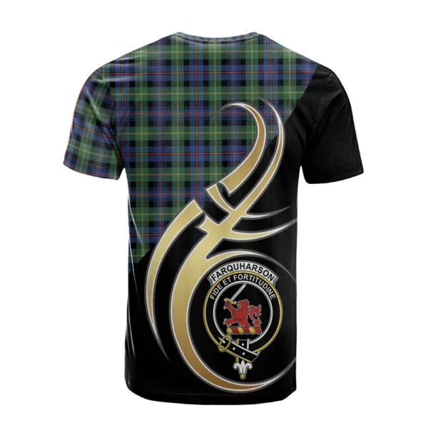 Farquharson Ancient Clan T-Shirt, Scottish Tartan Farquharson Ancient Clans T-Shirt Believe In Me Style - Image 2