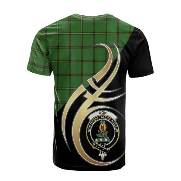 Don Clan T-Shirt, Scottish Tartan Don Clans T-Shirt Believe In Me Style - Image 2