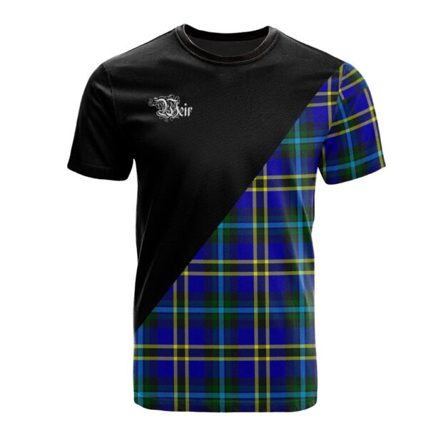 Weir Modern Clan T-Shirt, Scottish Tartan Weir Modern Clans T-Shirt Military Logo Style