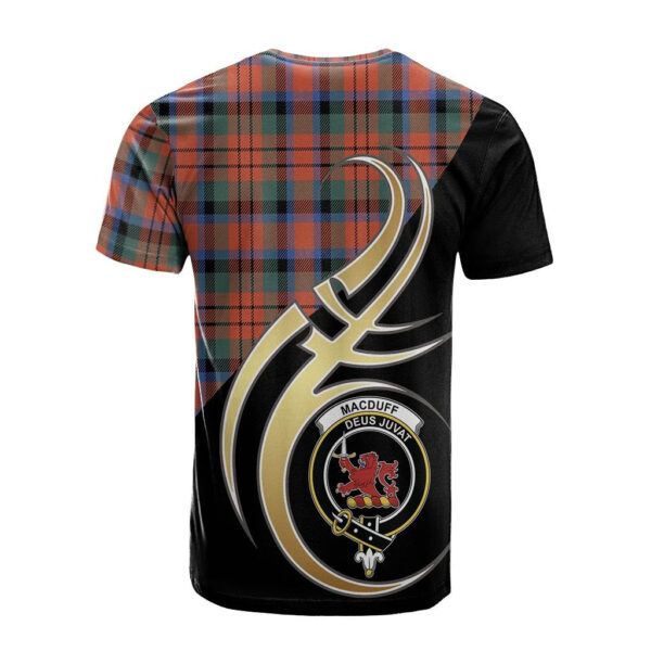 MacDuff Ancient Clan T-Shirt, Scottish Tartan MacDuff Ancient Clans T-Shirt Believe In Me Style - Image 2