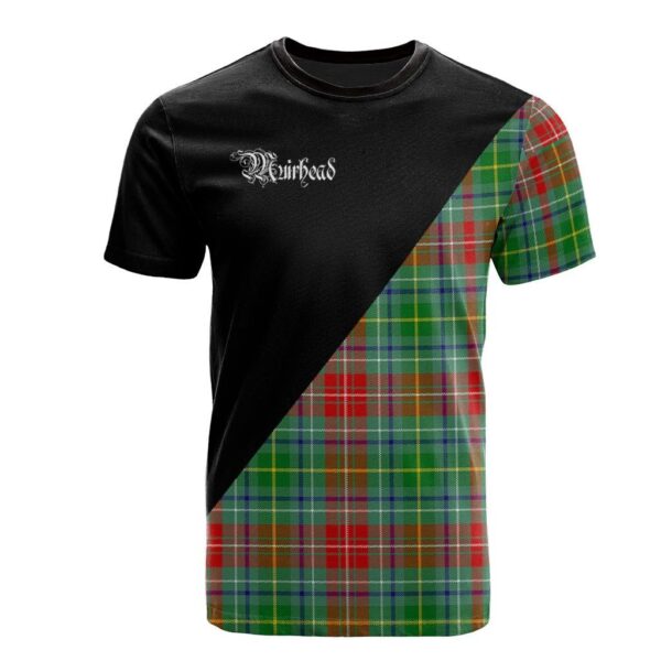 Muirhead Clan T-Shirt, Scottish Tartan Muirhead Clans T-Shirt Military Logo Style