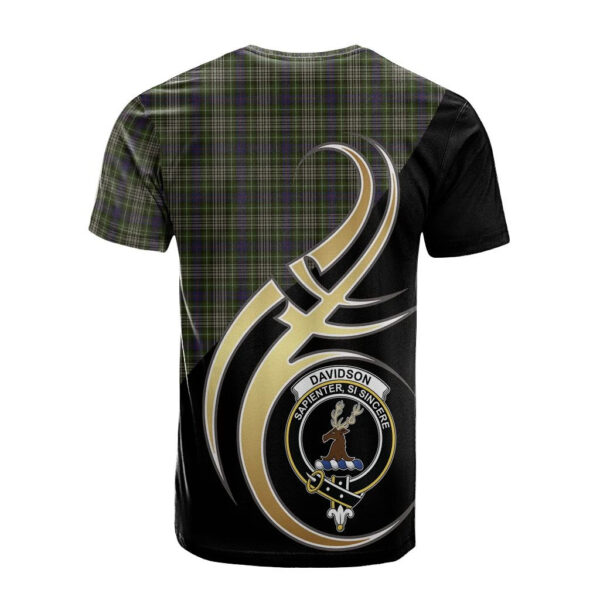 Davidson Tulloch Dress Clan T-Shirt, Scottish Tartan Davidson Tulloch Dress Clans T-Shirt Believe In Me Style - Image 2