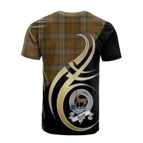 Scott Brown Modern Clan T-Shirt, Scottish Tartan Scott Brown Modern Clans T-Shirt Believe In Me Style - Image 2