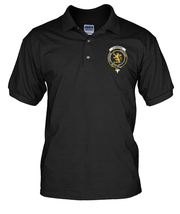 Cumming Clan Polo Shirt, Scottish Tartan Cumming Clans Polo Shirt Badge Style - Image 13