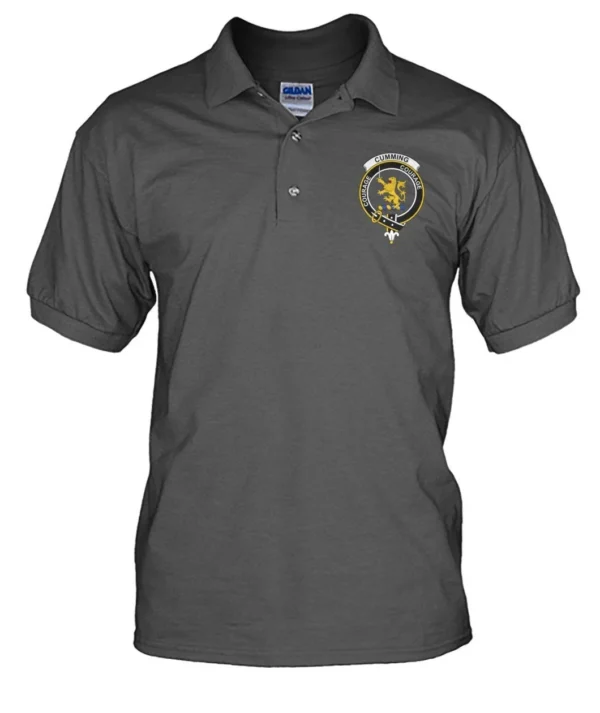 Cumming Clan Polo Shirt, Scottish Tartan Cumming Clans Polo Shirt Badge Style - Image 11