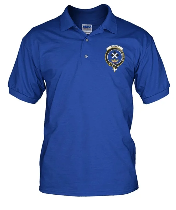 Moffat Clan Polo Shirt, Scottish Tartan Moffat Clans Polo Shirt Badge Style - Image 7