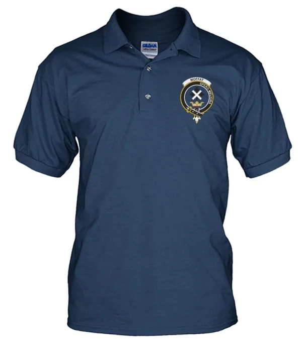 Moffat Clan Polo Shirt, Scottish Tartan Moffat Clans Polo Shirt Badge Style - Image 11