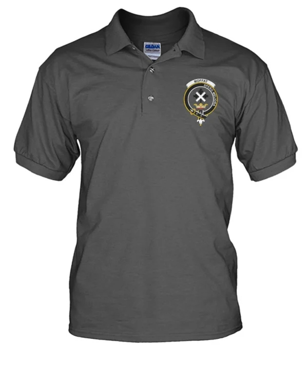 Moffat Clan Polo Shirt, Scottish Tartan Moffat Clans Polo Shirt Badge Style - Image 9