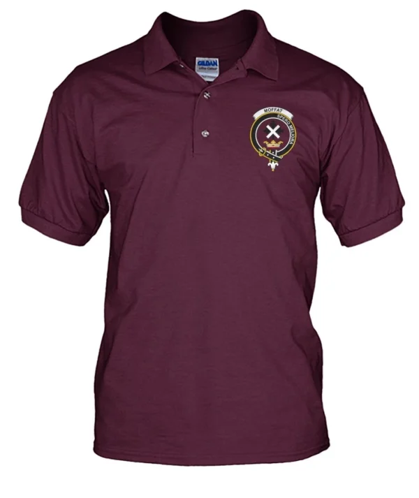 Moffat Clan Polo Shirt, Scottish Tartan Moffat Clans Polo Shirt Badge Style - Image 13