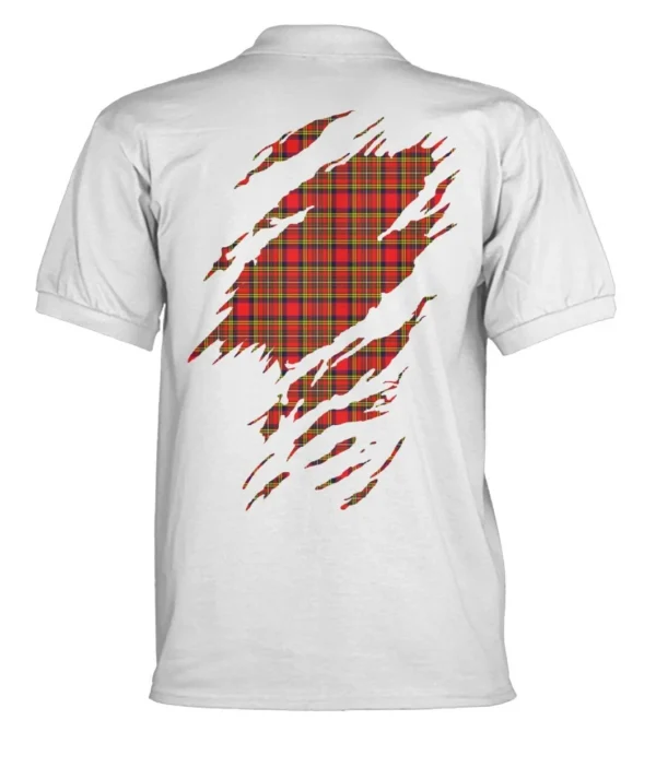 Hepburn Clan Polo Shirt, Scottish Tartan Hepburn Clans Polo Shirt Badge Style - Image 2