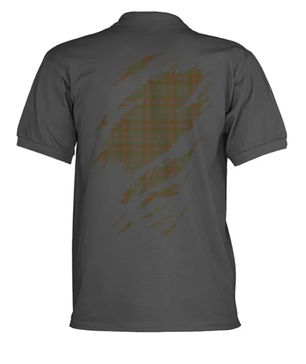 Gray Clan Polo Shirt, Scottish Tartan Gray Clans Polo Shirt Badge Style - Image 10