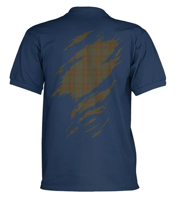 Gray Clan Polo Shirt, Scottish Tartan Gray Clans Polo Shirt Badge Style - Image 12