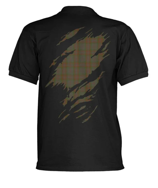 Gray Clan Polo Shirt, Scottish Tartan Gray Clans Polo Shirt Badge Style - Image 18