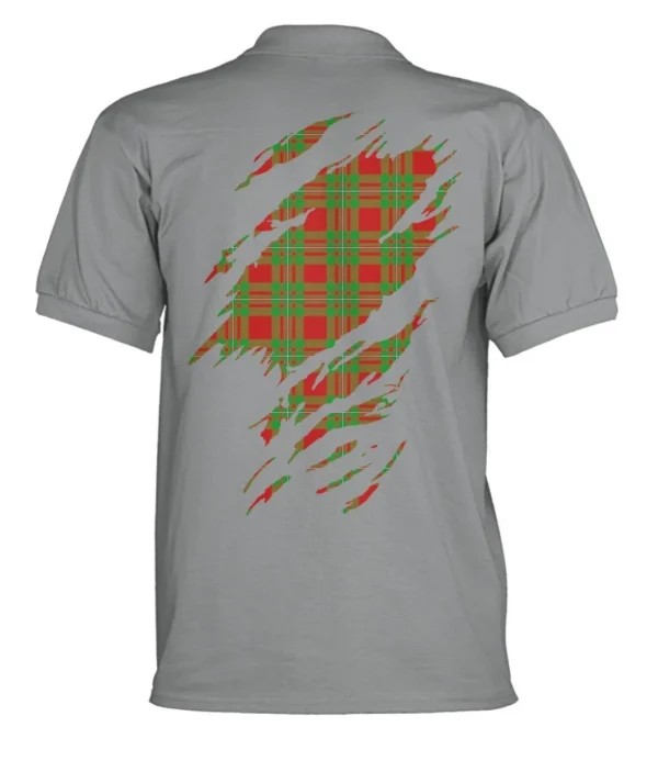 MacGregor Clan Polo Shirt, Scottish Tartan MacGregor Clans Polo Shirt Badge Style - Image 4