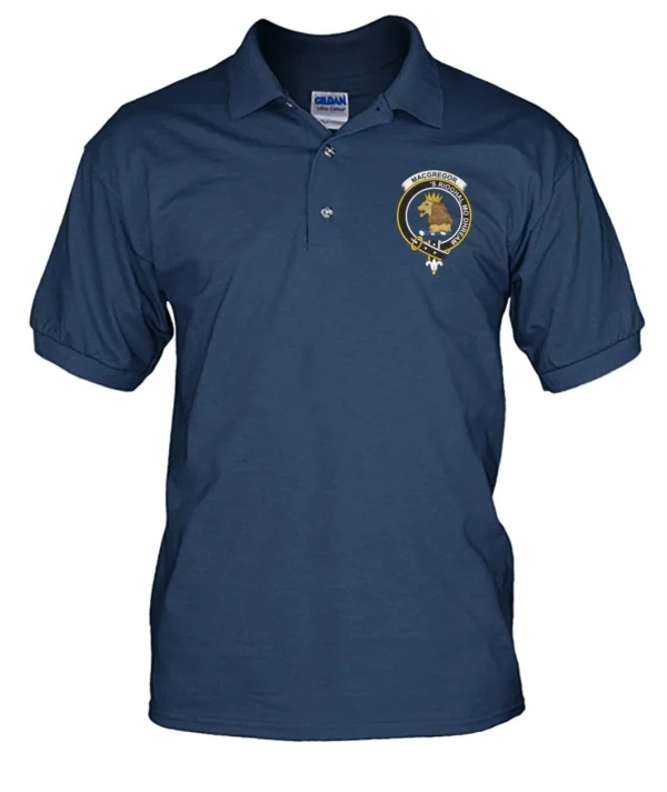 MacGregor Clan Polo Shirt, Scottish Tartan MacGregor Clans Polo Shirt Badge Style - Image 11