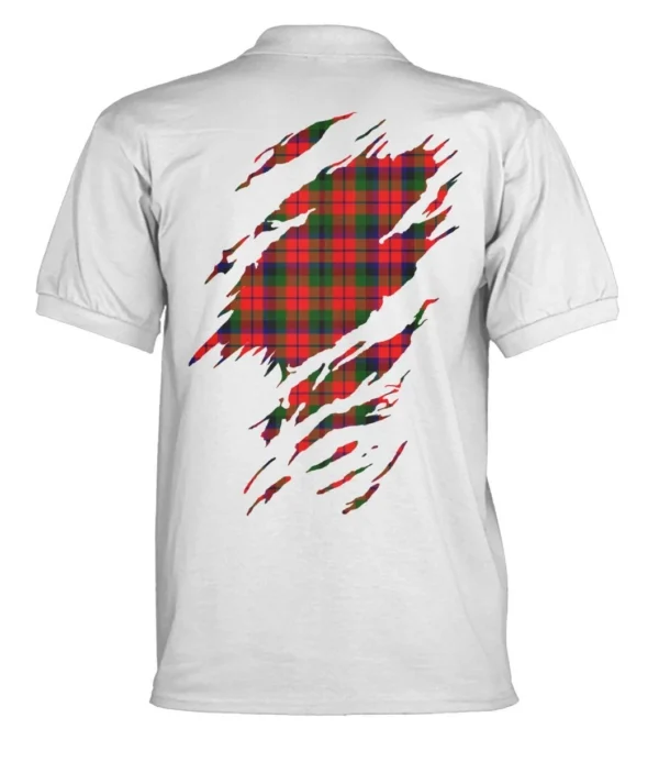 MacNaughten Clan Polo Shirt, Scottish Tartan MacNaughten Clans Polo Shirt Badge Style - Image 2