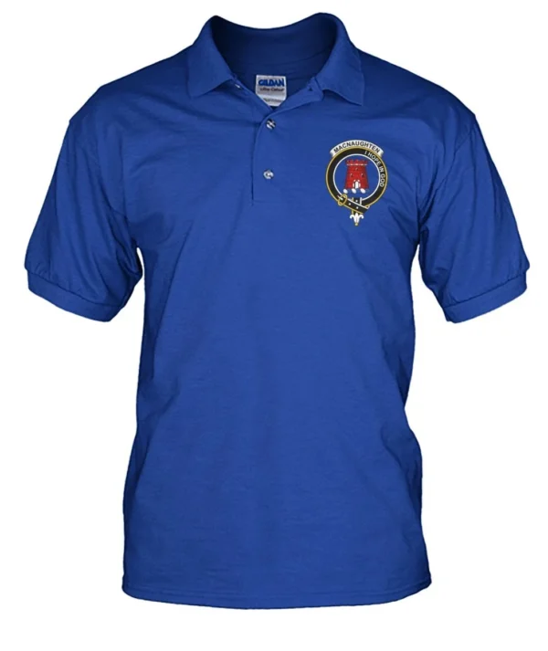 MacNaughten Clan Polo Shirt, Scottish Tartan MacNaughten Clans Polo Shirt Badge Style - Image 7