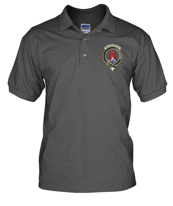 MacNaughten Clan Polo Shirt, Scottish Tartan MacNaughten Clans Polo Shirt Badge Style - Image 9