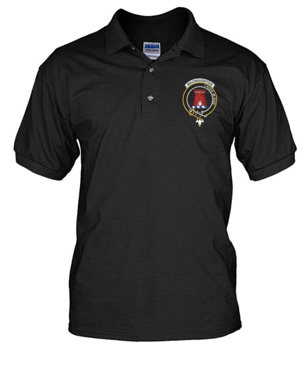 MacNaughten Clan Polo Shirt, Scottish Tartan MacNaughten Clans Polo Shirt Badge Style - Image 17