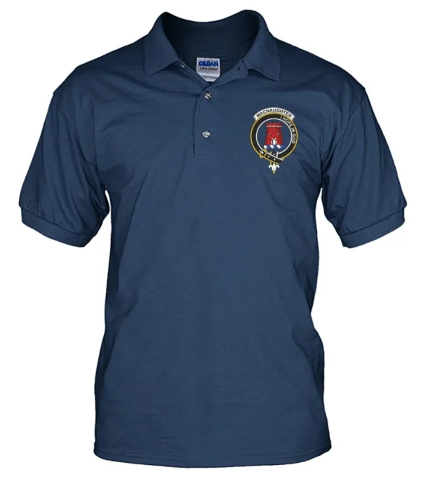 MacNaughten Clan Polo Shirt, Scottish Tartan MacNaughten Clans Polo Shirt Badge Style - Image 11